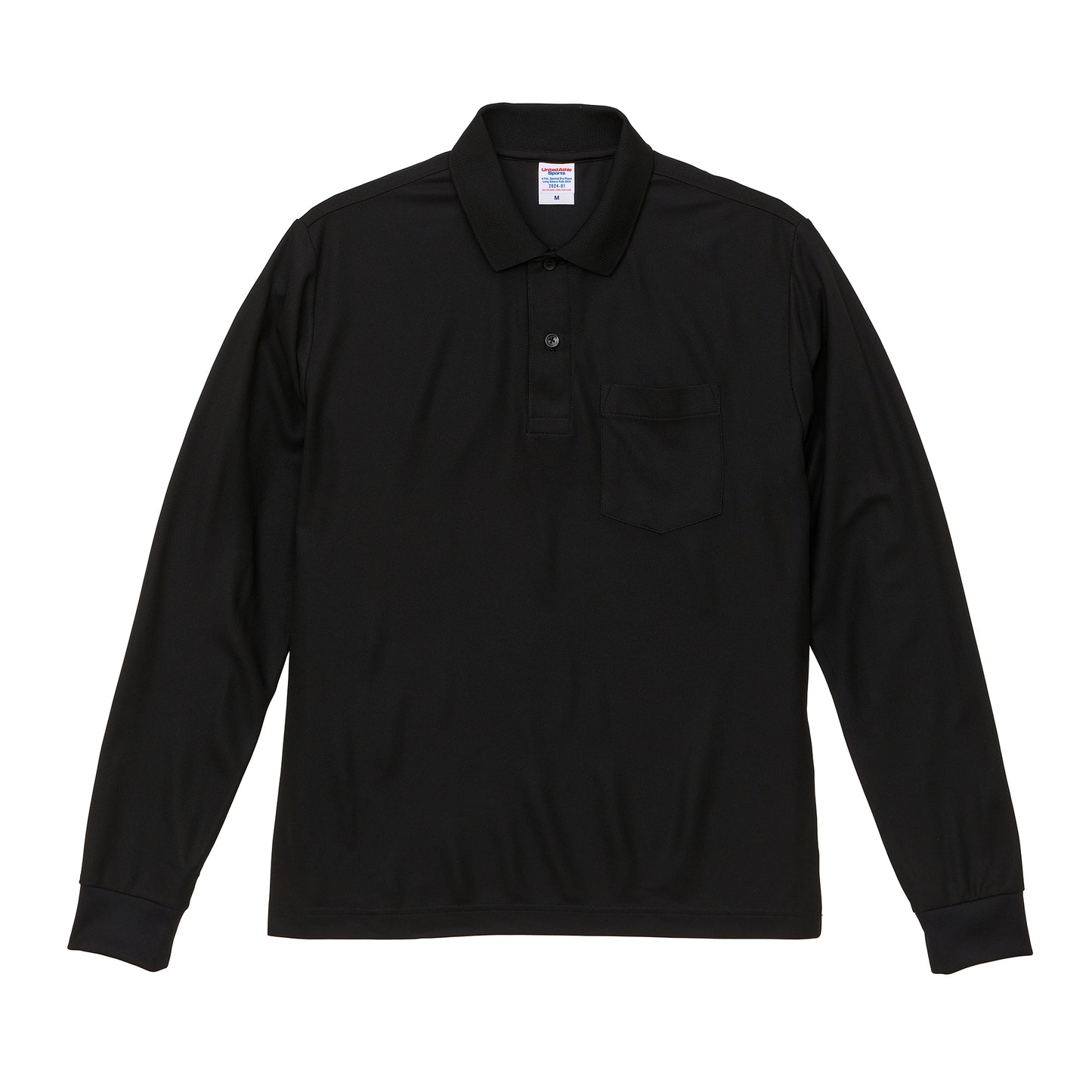 2024-01 United Athle 4.7oz スペシャルドライ 長袖ポロシャツ(ポケット付)