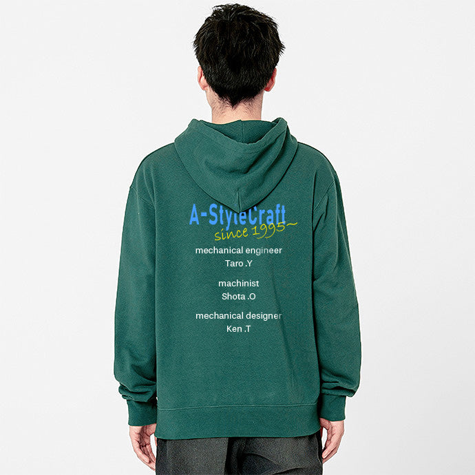 00188-NNH Printstar 9.7oz スタンダードWフードプルパーカー