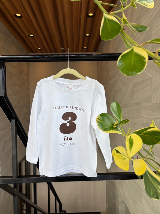 バースデーTシャツ製作事例